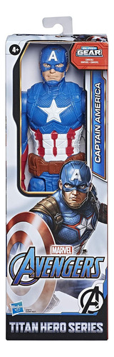 Figura De Capitan America Titan Hero Series Blast Gear