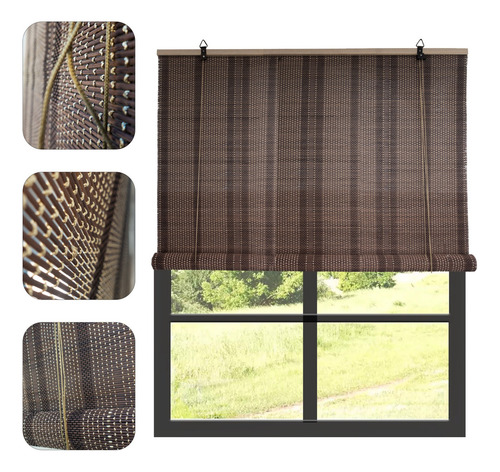 Cortina Bambú Persiana Delgada 120x180 Beiti Nuevos Diseños