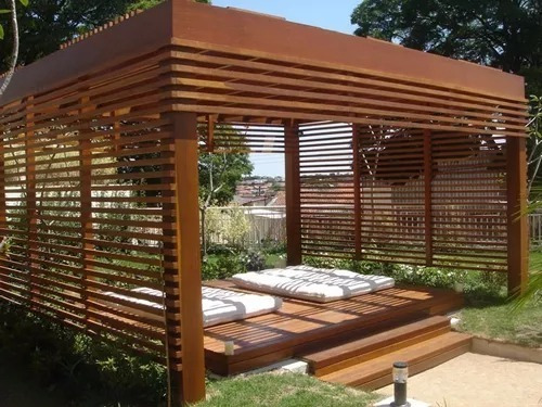 Projeto Pergolado Caramanchão Madeira Envio Imediato