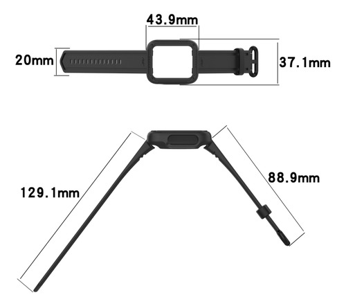 Correa De Reloj De Silicona Para Xiaomi Redmi Watch 2
