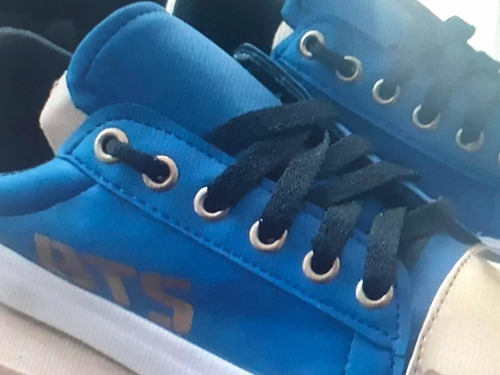 Zapatillas Azul Kpop