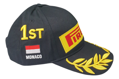 Gorra F1 Podium 1st Pirelli Fórmula 1 Podio Ciudad Premios Negro Unitalla Monaco