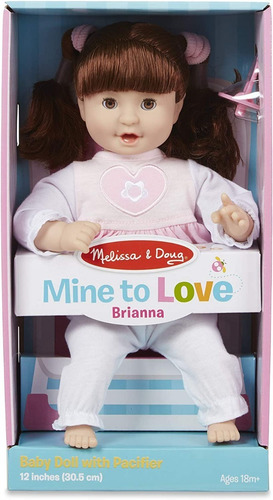Muñeca Bebe Brianna Con Chupon Melissa Doug