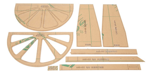 Plantilla Acrílica Con Estampado De Bolso De Hombro, 8 Unida