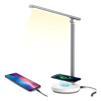 Comprar  Lámpara Led Escritorio Metal 10w Carga Rápida Inalámbrica