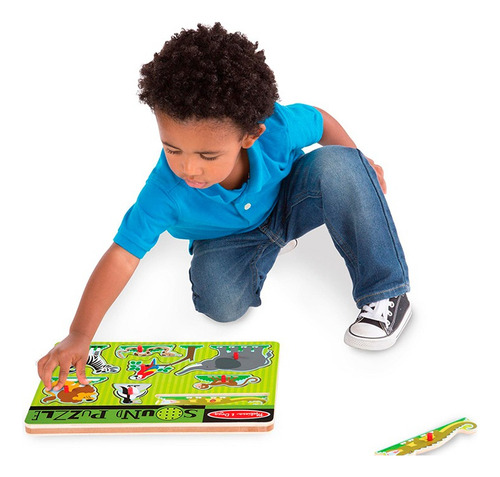 Melissa & Doug Rompecabezas Con Sonido Old Mcdonald