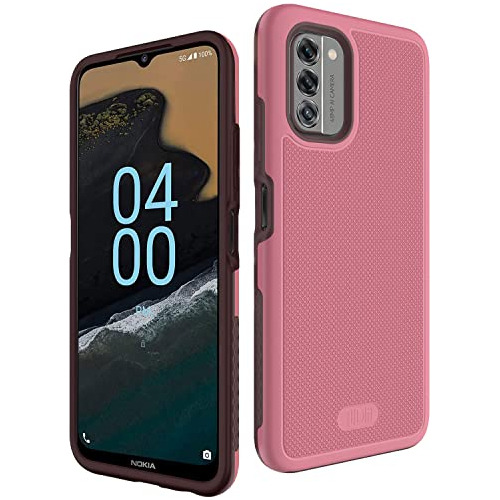 Funda Para Nokia G400 5g 2022 Smokey Rosa Doble Capa Duro-02