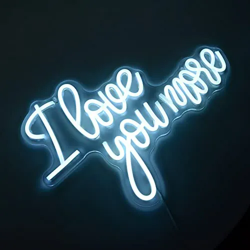 Neón I Love You More - Letrero Led Romántico Para Parejas