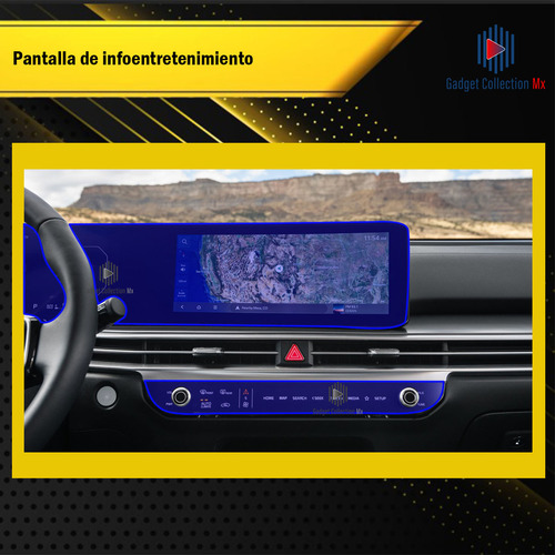 Gadget Collection Mx GC-PTPUKS25 Película Protectora Kit Ppf Compatible Kia Sorento 2024-2025 Color Transparente