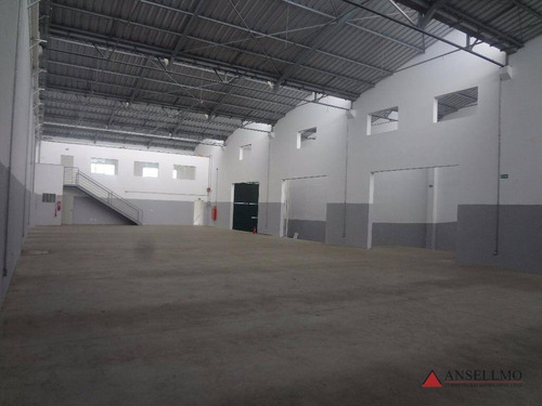 Imagem 2 de 14 de Galpão Para Alugar, 843 M² Por R$ 18.500,00/mês - Assunção - São Bernardo Do Campo/sp - Ga0414