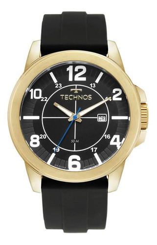 Relógio Technos Masculino Ref: 2115nai/2p Esportivo Dourado