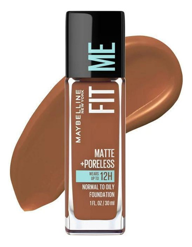 Maybelline Fit Me Base Hidrante Suave Spf 18 Cor: 365 Nutmeg