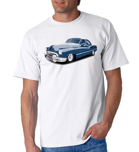 Remera De Hombre Auto Azul Coleccion Antiguo