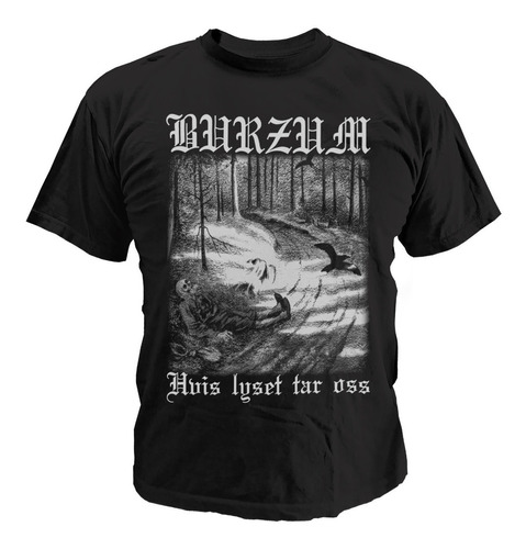 Burzum - Hvis Liset Tar Oss  - Camiseta Cover Album