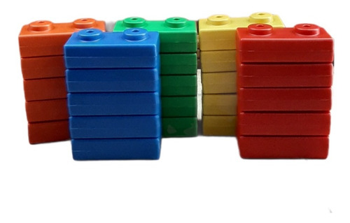 Bloques 25 Ladrillos Gigantes  Multicolores Infantiles 