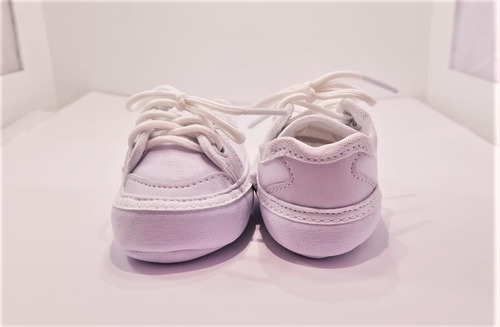 Imagem 5 de 10 de Tênis Bebê Unisex, Tam 13 Ao 17 Sapatinho Batizado Branco