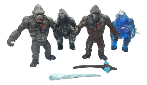 Juguetes Godzilla Vs. Kong King Monarch Figuras Articulables