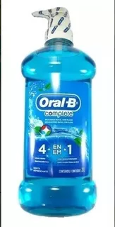 Caja Con 4 Enjuagues Bucal Complete Oral B 2 Litros