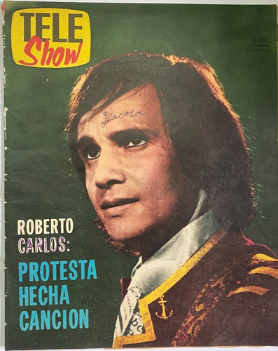 Revista Tele Show, Nº 47, Roberto Carlos Uruguay 1967 Cr04