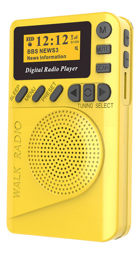 Set De Radio Pocket Player Radio Fm Lcd Mp3 Mini Con Dab