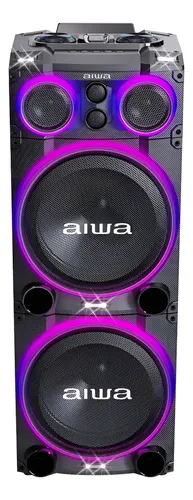 Bocina Doble 4000w Pmp Awpoc15 Aiwa Color Negro Negro Negro