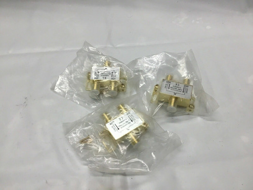 (3-pack) Lot Monoprice - 2-way Coaxial Splitter - Free S Oaj