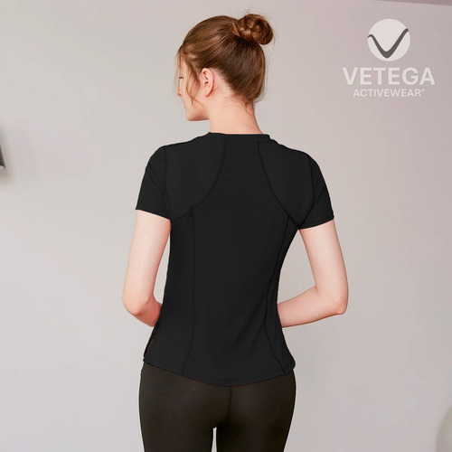 Playera Deportiva Licra Para Mujer, Transpirable