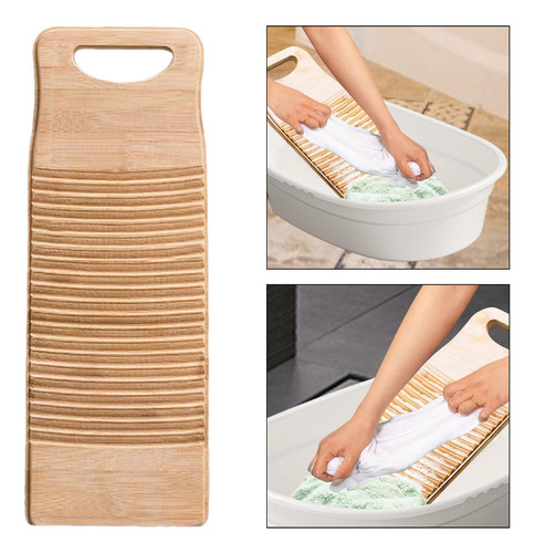 Tabla De Limpieza De Ropa, Tabla De Lavar 50x18cm