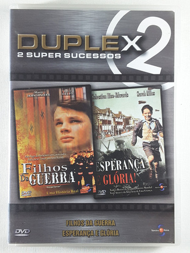 Dvd Filhos Da Guerra Esperança E Gloria Duplex Original (Usado)