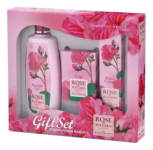 Biofresh Rose Of Bulgaria Set De Regalo: Gel De Ducha, Jabn