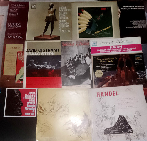 40 Vinilos Música Clásica Liszt Mozart Bach Brahms Etc.