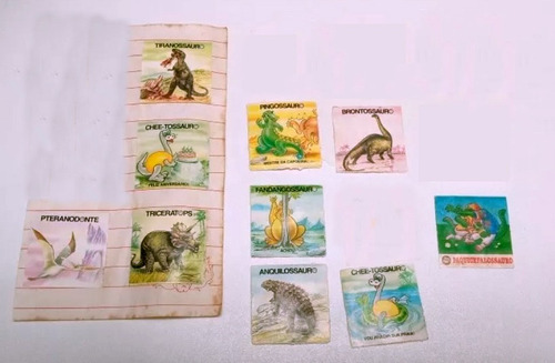 11 X Figurinhas Elma Chips Chipssauros Chip Sauro 1991 (Usado)
