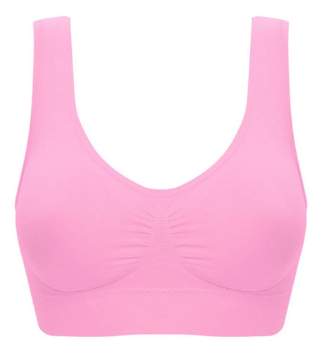 Sujetador Deportivo M Pure Color Plus, Talla Grande, Delgado