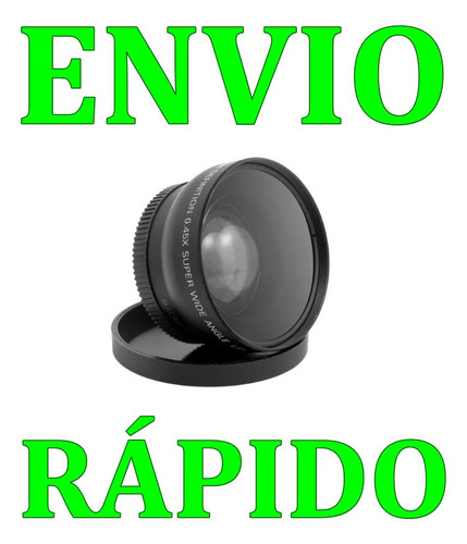 52mm Lente Grande Angular Wide 0.45x + Macro