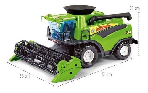 Colheitadeira Fazendeiro Agromax P150 Verde Poliplac