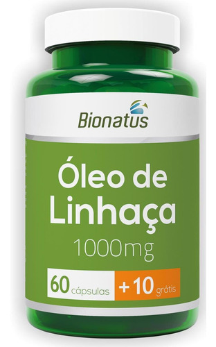 Oleo De Linhaca 1.000 Mg Green 70 Caps Bionatus