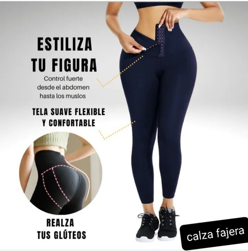 Calza Fajera Tiro Alto Elasticada Mujer