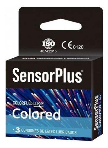 Caja De Preservativos Sensor Plus 3 Unidades Variedades