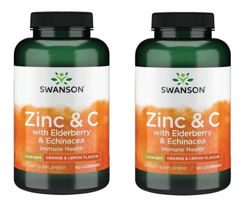 Zinc & C Elderberry Y Echinacea 60 Tabletas Masticables 2uni