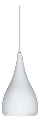 Lámpara Colgante Prasino Gota Blanco Moderno Deco Living 220V