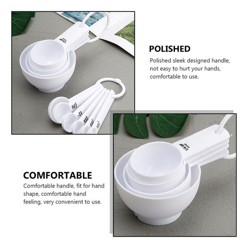 1 Conjunto De Colher De Medição De Plástico Para Assar, Colh