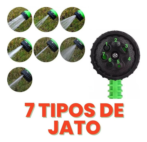 Mangueira Magica Expansivel Retratil Com Pistola 7 Jato 10m
