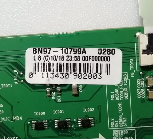 Tcon Samsung Un55k6250af (fa01) Un55k6250 Bn95-02677a (Usado)