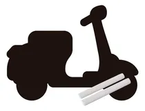Comprar 15 Pizarras Pizarrones Moto 15cm Souvenirs Tizas