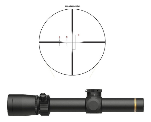 Leupold Mira 1.5-5x20 Táctica Caza Telescópica Xchws C