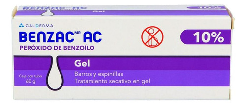 Benzac Gel Peróxido Benzoilo 10% Elimina Acné Puntos Negros Tipo De Piel Acné