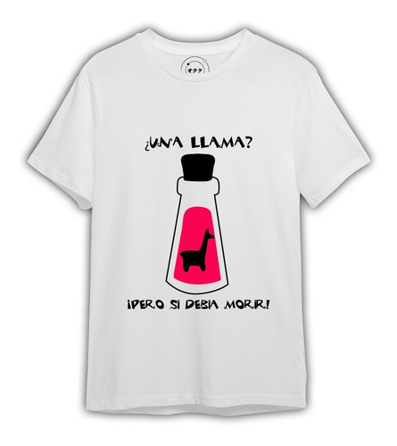 Imagen 1 de 3 de Polera Disney Kuzco Llama Vinilo Textil 100% Algodón