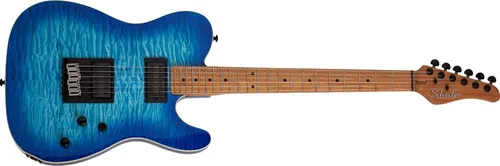 comprar Guitarra Electrica Trans Blue Burst Schecter Pt Pro-maple Orientación De La Mano Diestro