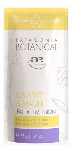 Idraet Calafate & Maqui Facial Emulsion Eco Refill 55g Momento De Aplicación Día/noche Tipo De Piel Todo Tipo De Piel