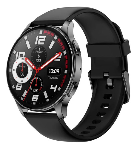 Relógio Smartwatch Amazfit Pop 3r Esportes Amoled Chamadas Caixa Preto Pulseira Preto Bisel Preto Desenho da pulseira Lisa